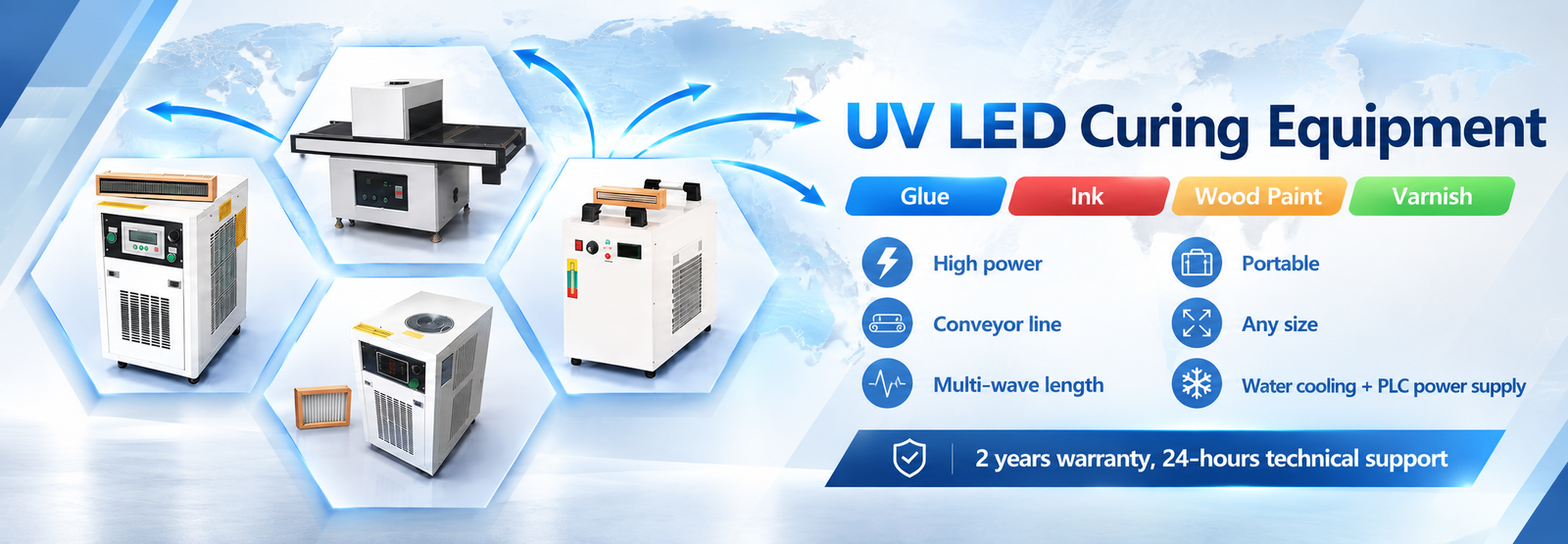 LED UV 경화 시스템