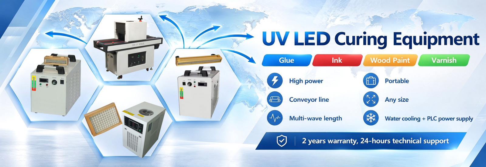 LED UV 경화 시스템