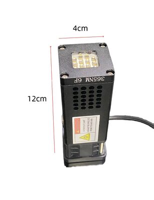 40x40mm 경화 영역과 휴대용 디자인을 갖춘 고강도 365nm UV LED 경화 시스템