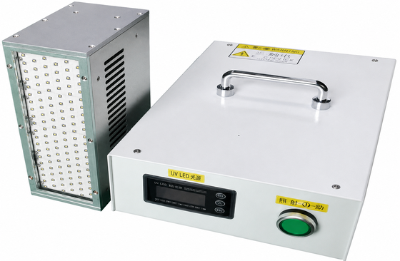 365nm/385nm/395nm/405nm 파장을 가진 산업용 400W 공기 냉각 UV LED 치료 조명