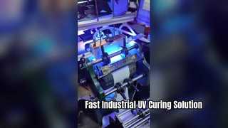 상표 프린터용 고출력 LED UV 경화 램프 시스템