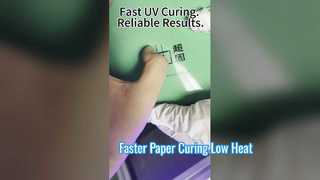 목재 바닥재용 고속 UV LED 경화 시스템