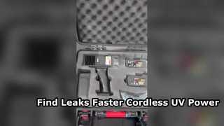 휴대용 UV 누출 감지 램프 듀얼 배터리 전원