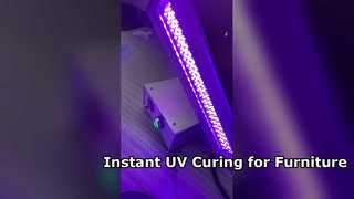 빠른 목재 가구 경화를 위한 휴대용 UV LED 램프