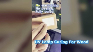 목재 바닥재용 고효율 UV LED 경화 시스템